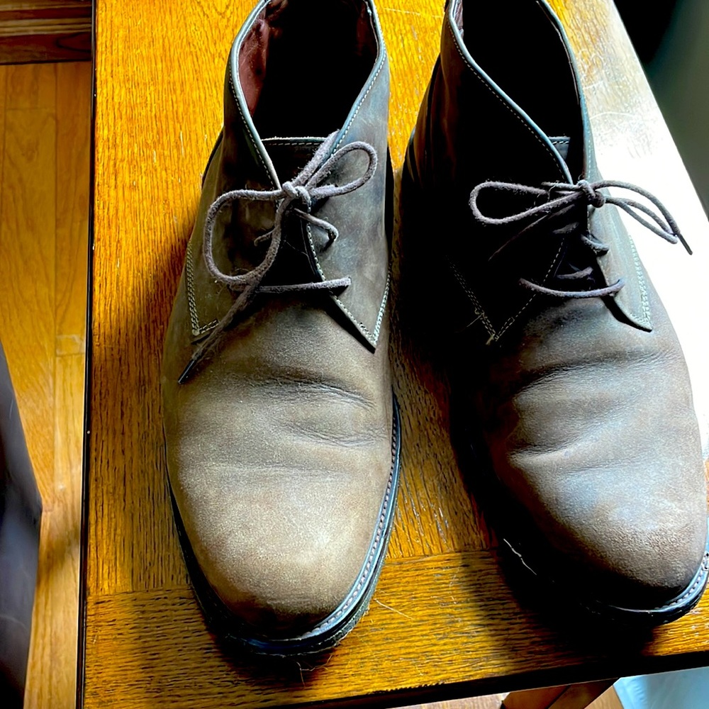 Johnston and Murphy mens Copeland chukka shoes boots size 12M